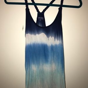 Ombré braided tank